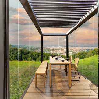 Bioclimatic Pergola in Europe